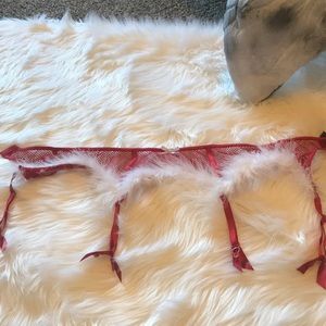 Christmas garter belt
